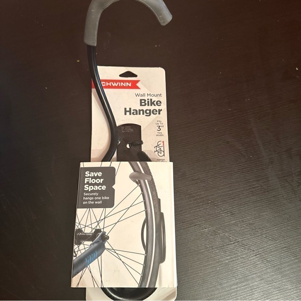 New Schwinn Wall Mount Bike Hanger - Black